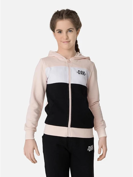 LEDA ZIPPED HOODIE GIRL